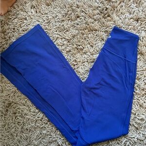 Blue lululemon flare Leggings
